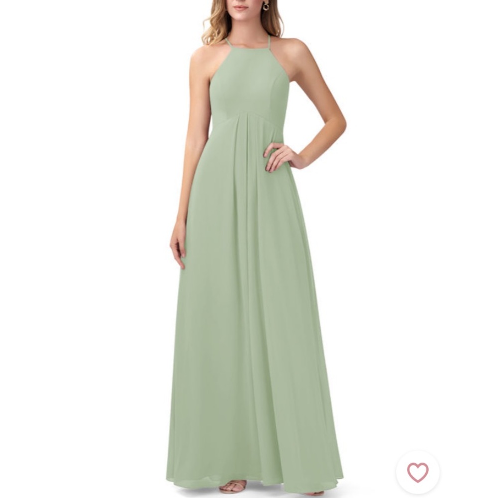 AZAZIE Dusty Sage Sarah Bridesmaids Dress